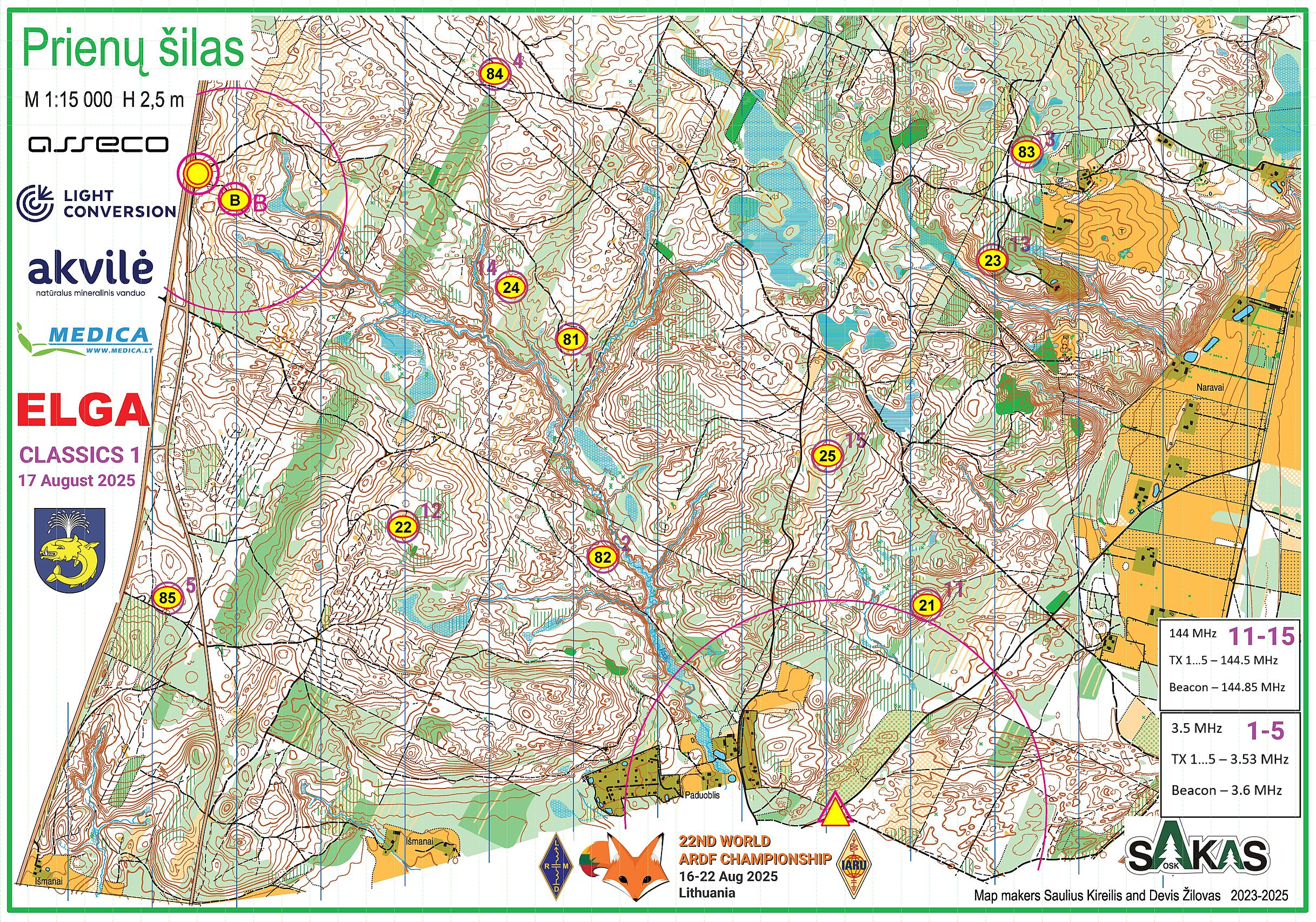CL1 karta Lithuania 2025